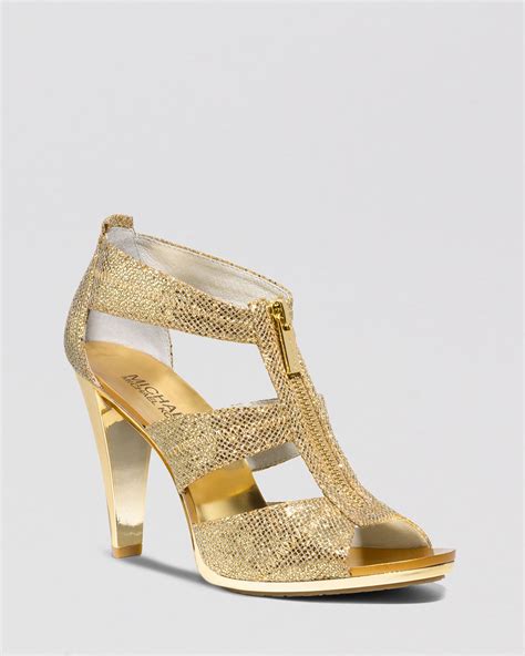 michael kors heeled sandals|Michael Kors open toe sandals.